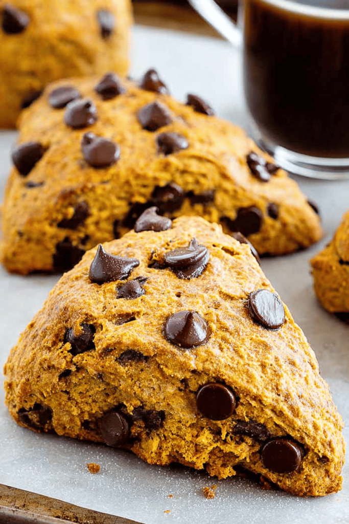 Pumpkin Chocolate Chip Scones Recipe