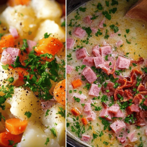 Slow Cooker Ham and Potato Soup Recipe