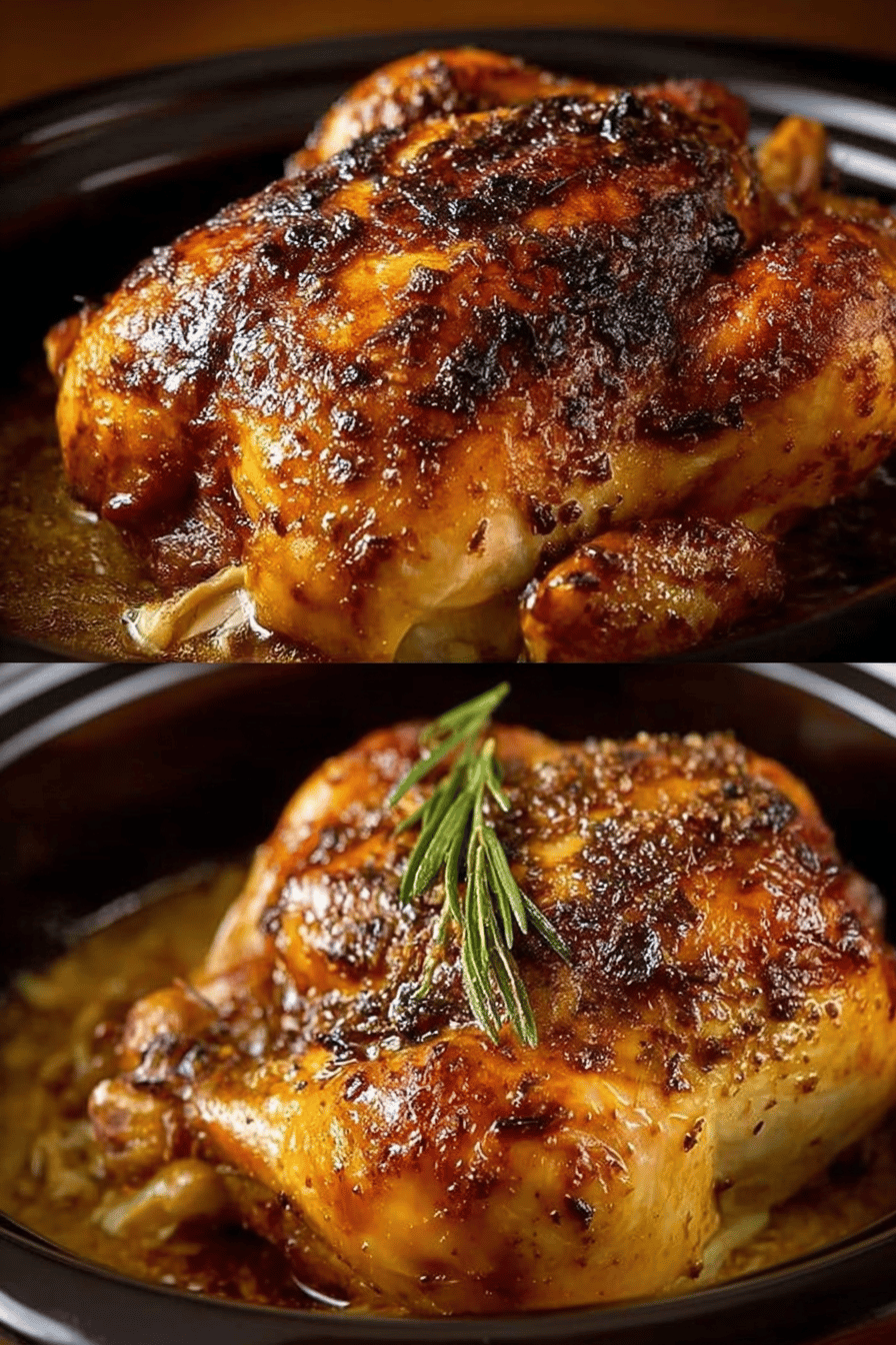 Slow Cooker Rotisserie Chicken Recipe
