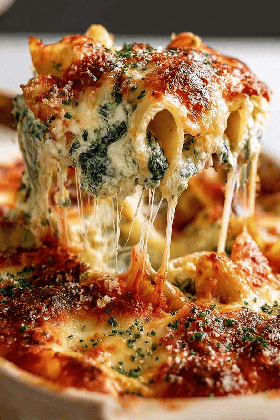 Spinach Ricotta Pasta Bake Recipe