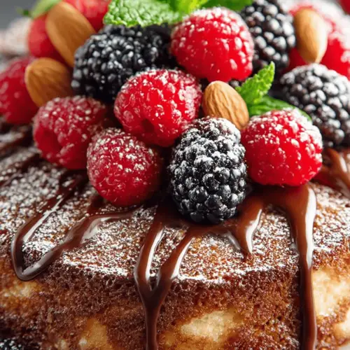 Delish Almond Cake with Berries