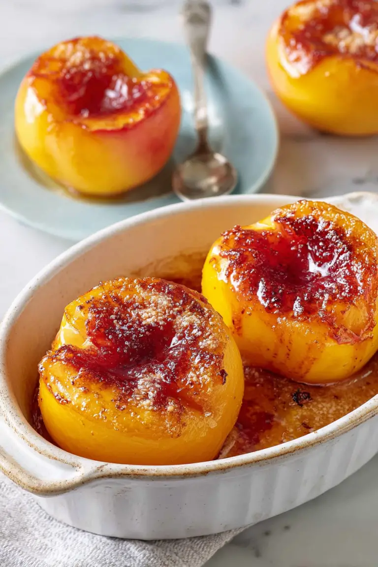 Delish Baked Peaches Recipe