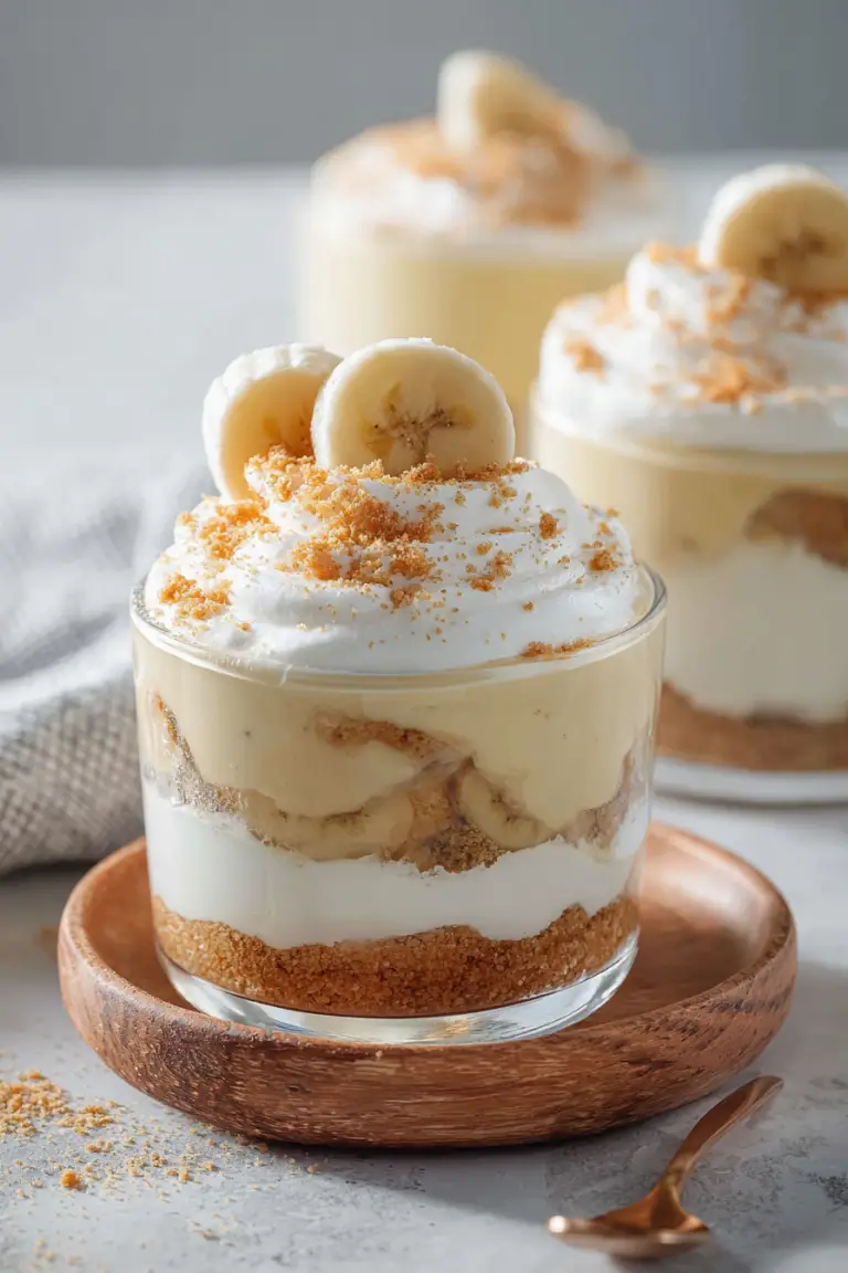 Delish Banana Pudding Parfaits