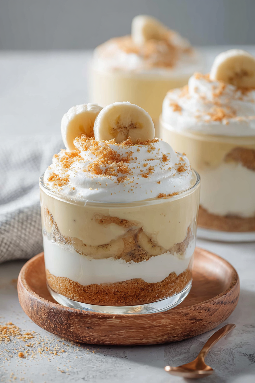 Delish Banana Pudding Parfaits