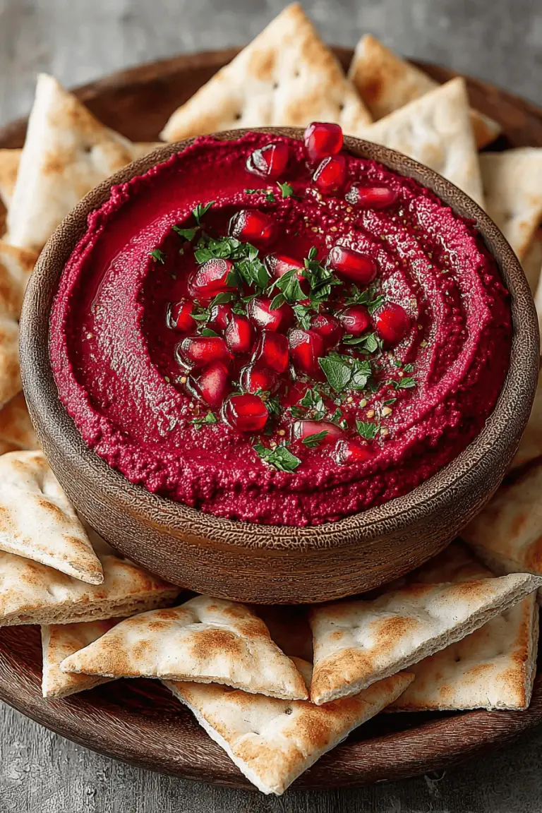 Delish Beet Hummus Recipe