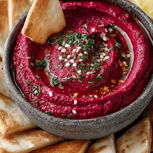 Delish Beet Hummus Recipe