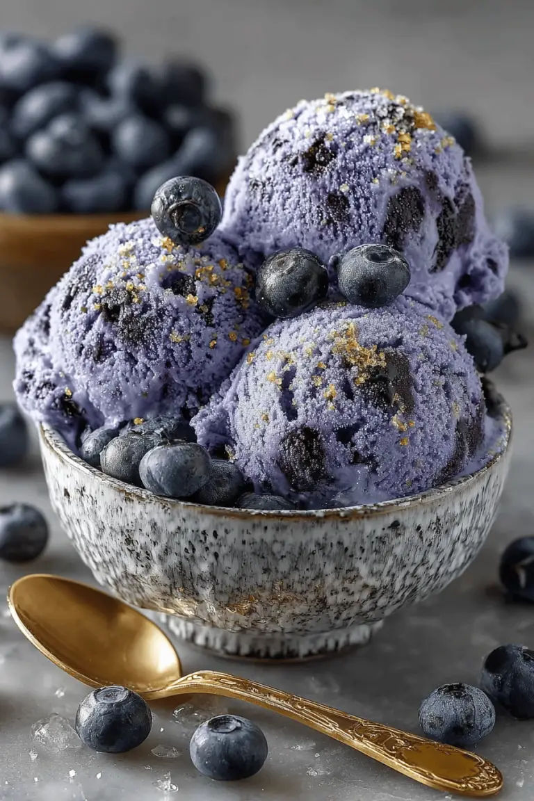 Delish Blueberry Ice Cream Recipe