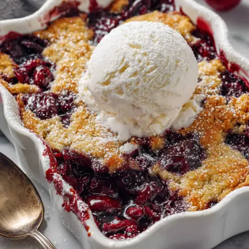 Delish Cherry Cobbler Made Easy