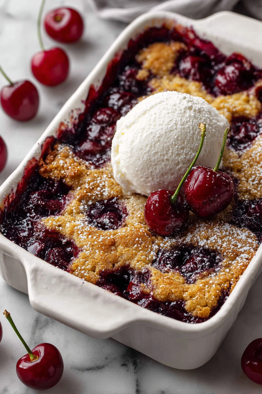 Delish Cherry Cobbler Made Easy