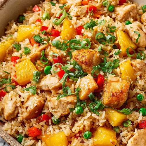 Delish Chicken and Pineapple Fried Rice