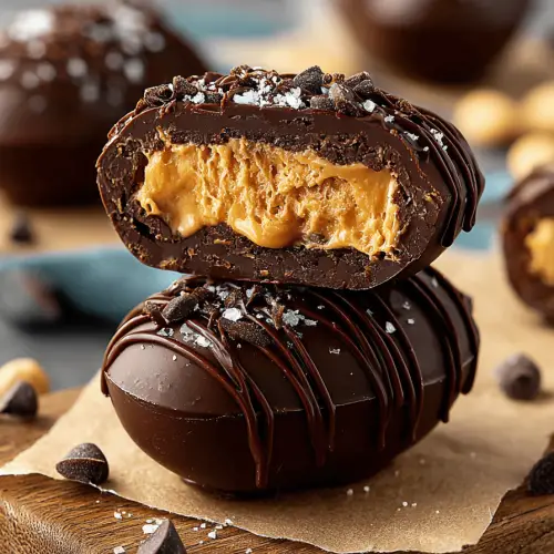 Delish Chocolate Peanut Butter Eggs