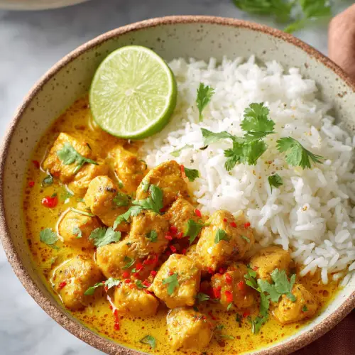 Delish Coconut Curry Chicken