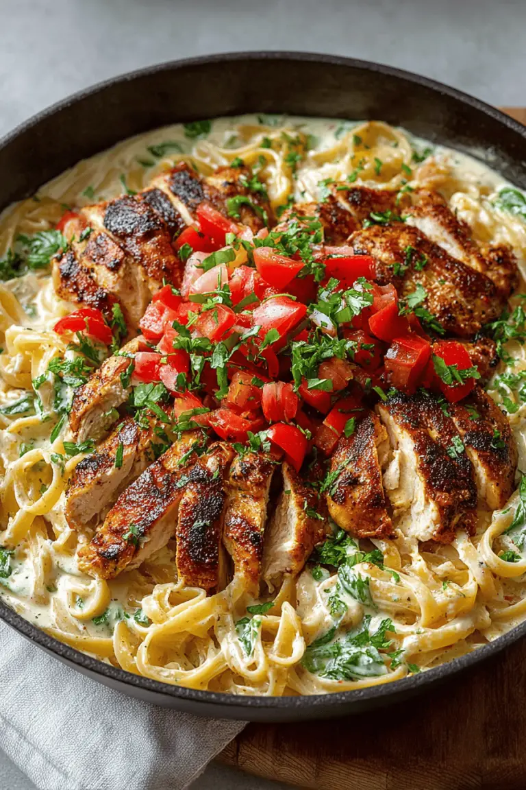 Delish Creamy Cajun Chicken Pasta