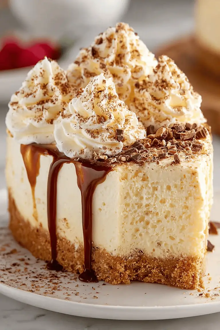 Delish Eggnog No Bake Cheesecake
