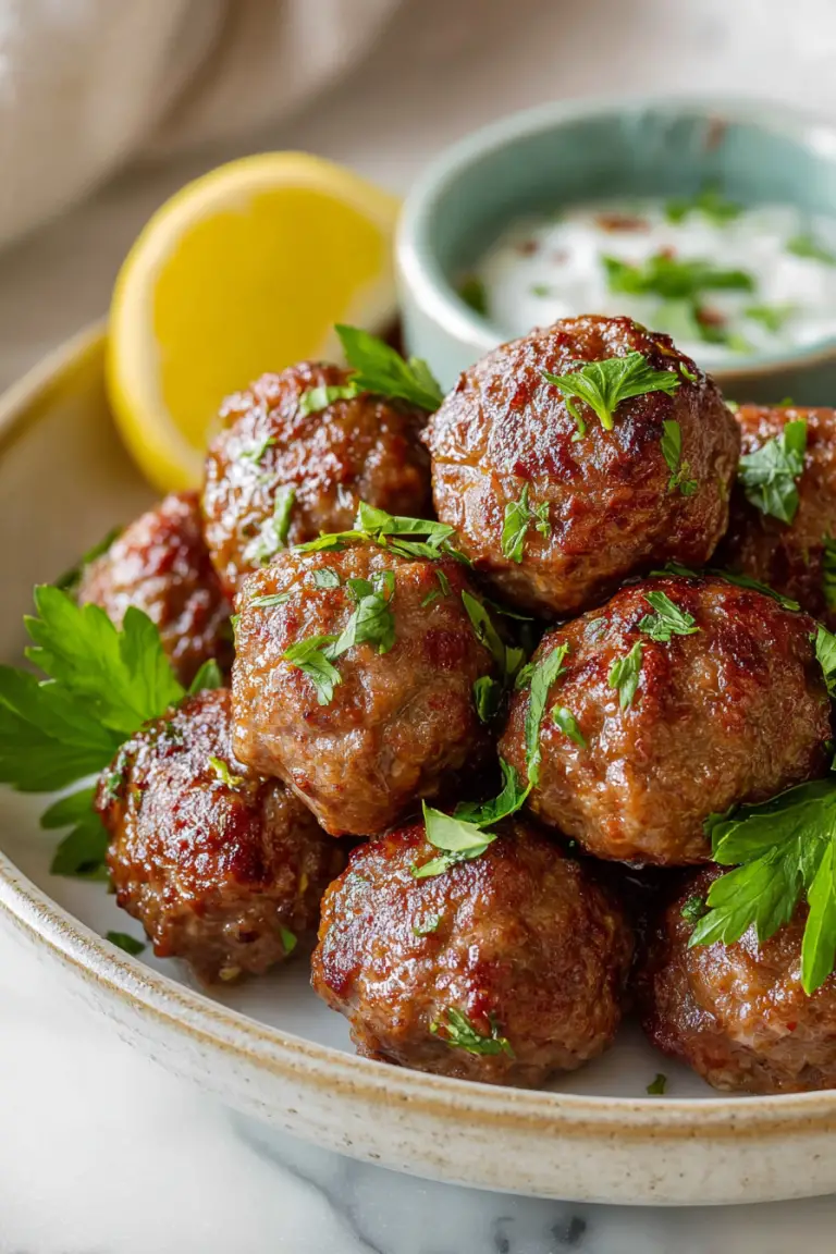 Delish Greek Meatballs Made Easy