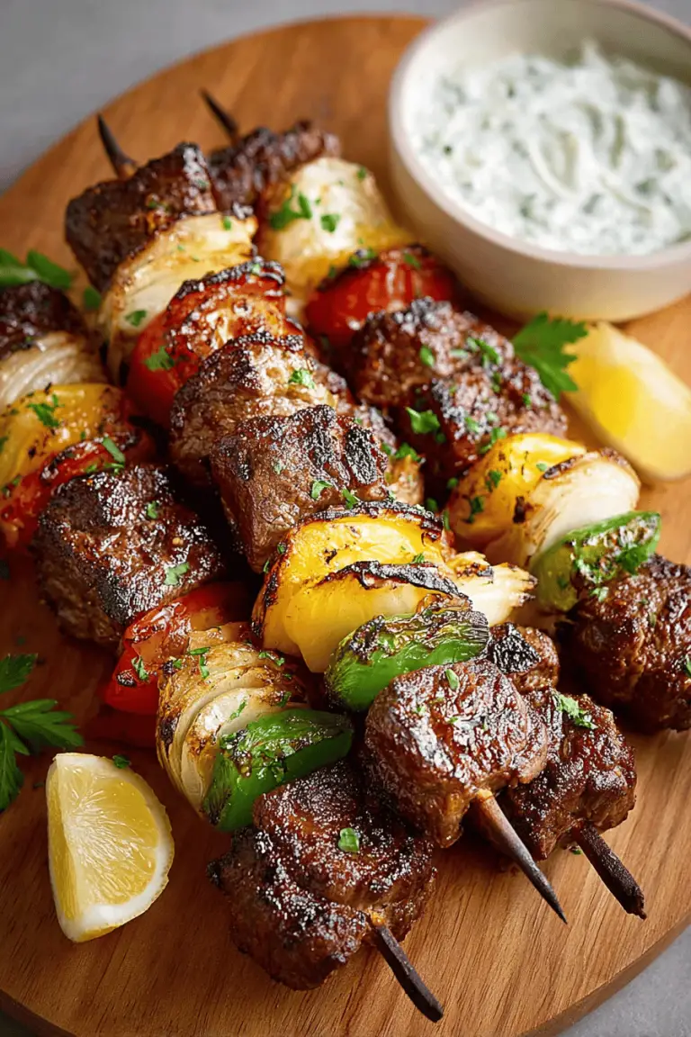 Delish Grilled Lamb Kabobs