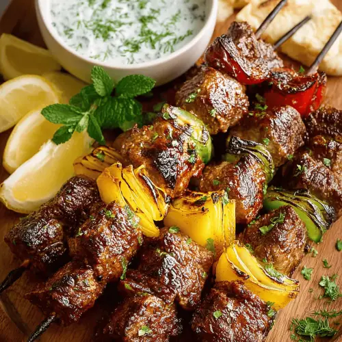 Delish Grilled Lamb Kabobs