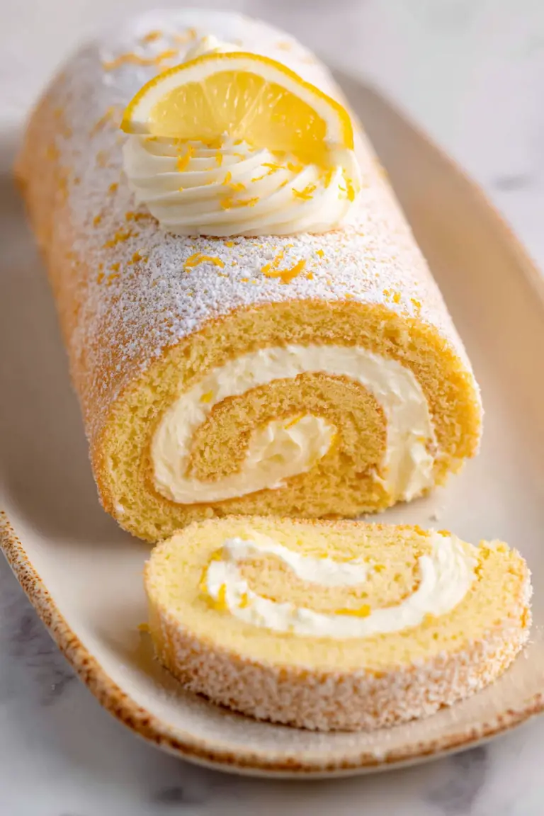 Delish Lemon Cake Roll Recipes