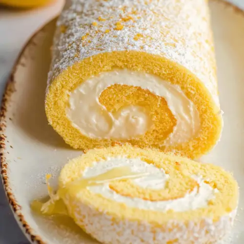 Delish Lemon Cake Roll Recipes
