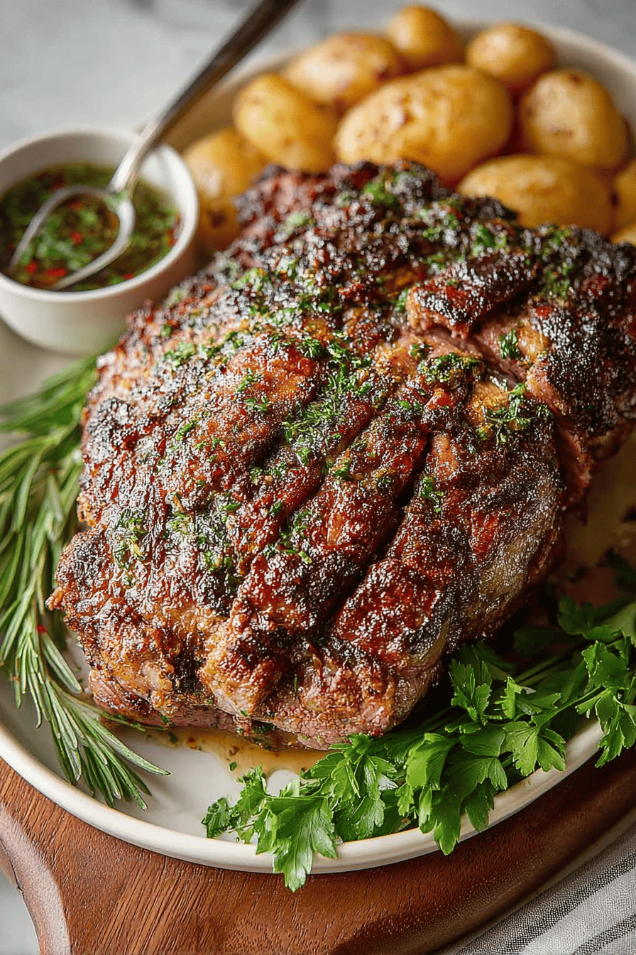 Delish Roasted Leg of Lamb Recipe