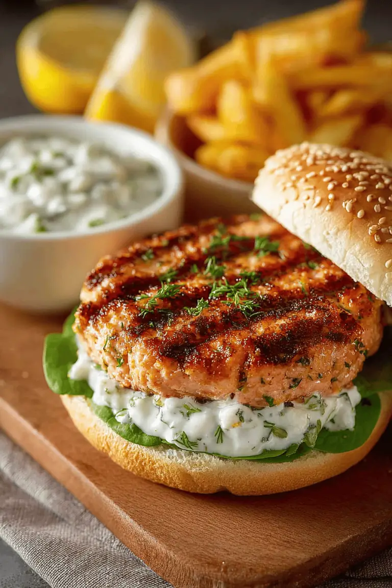 Delish Salmon Burgers Recipe