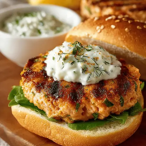 Delish Salmon Burgers Recipe