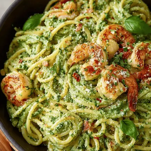 Delish Shrimp Pesto Pasta Recipes