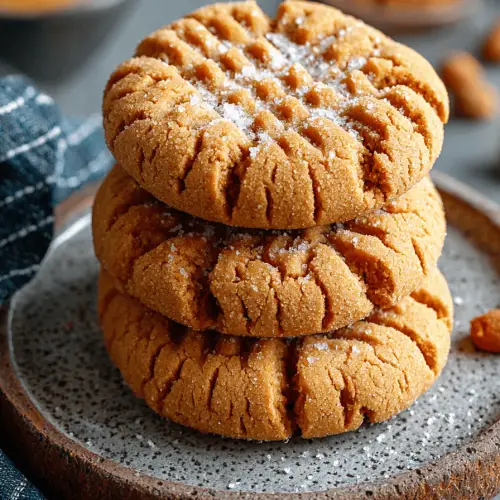 Easy 3-Ingredient Peanut Butter Cookies
