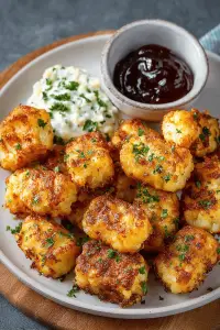 Easy Air Fryer Cauliflower Tater Tots