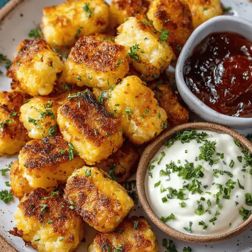 Easy Air Fryer Cauliflower Tater Tots