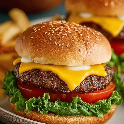 Easy Air Fryer Hamburgers