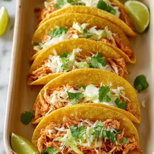 Easy Baked Chicken Tacos