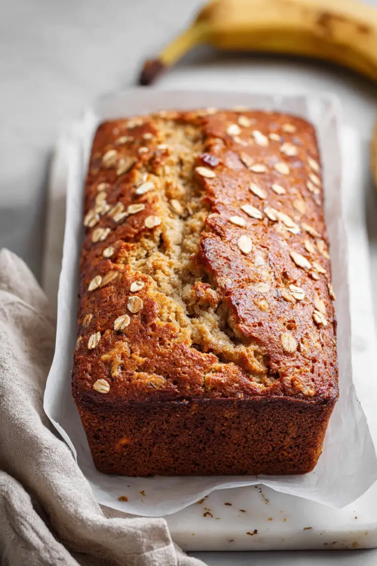 Easy Banana Oatmeal Bread