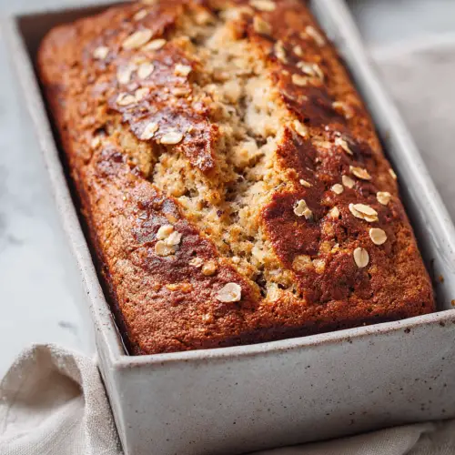 Easy Banana Oatmeal Bread