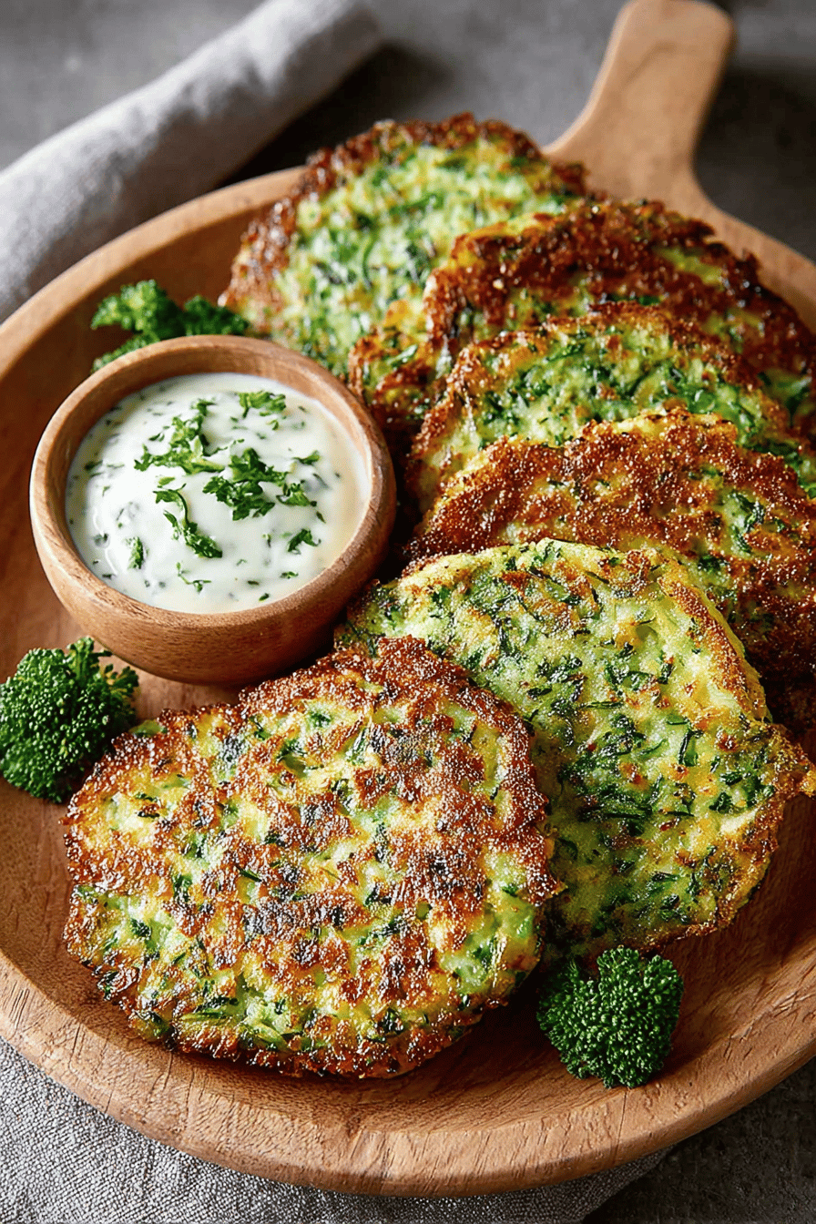 Easy Broccoli Fritters Recipe
