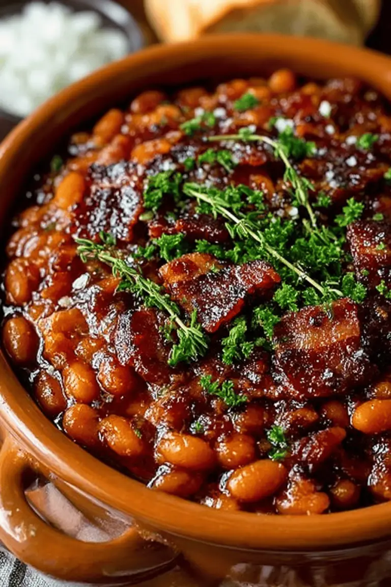 Easy Brown Sugar Bacon Baked Beans