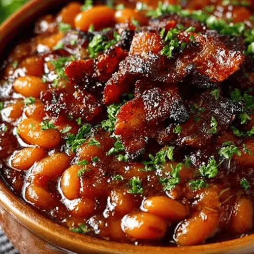 Easy Brown Sugar Bacon Baked Beans