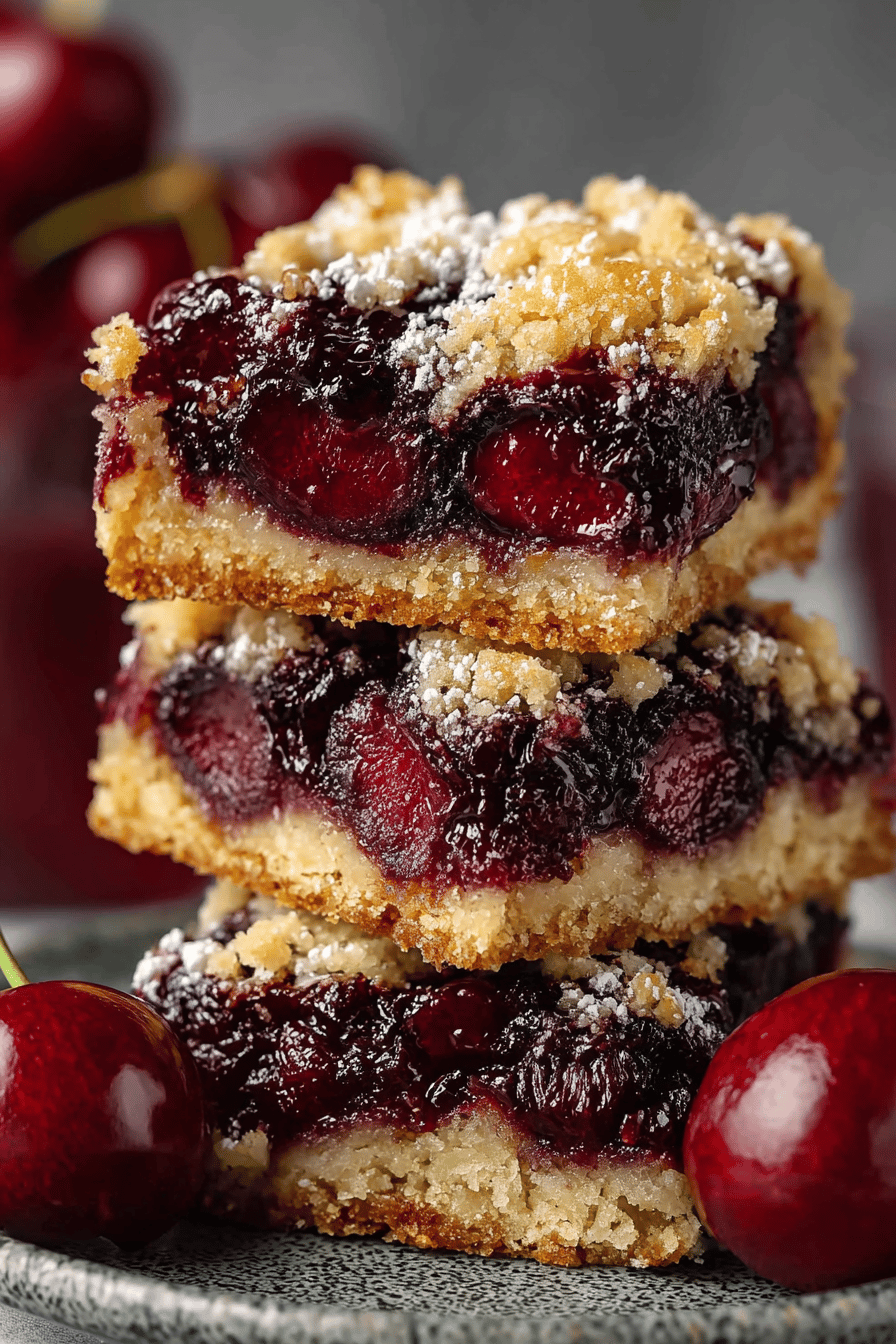 Easy Cherry Bars for a Sweet Treat