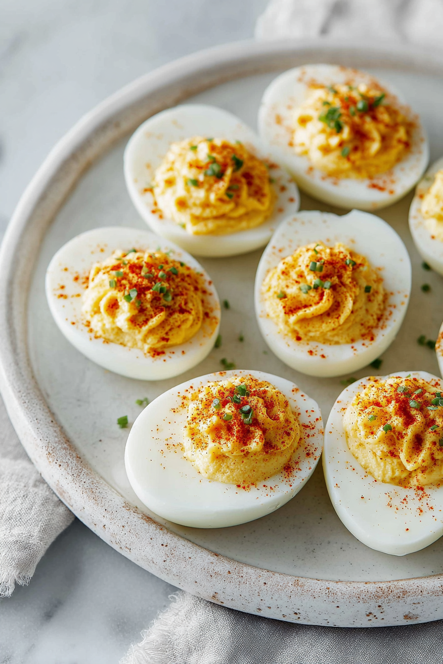 Easy Classic Deviled Eggs Recipe