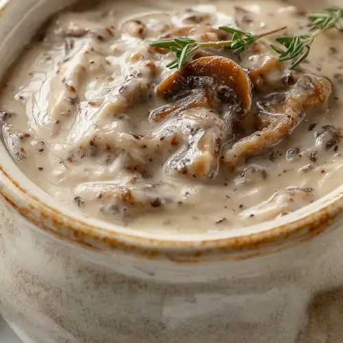 Easy Condensed Cream of Mushroom Soup Recipe