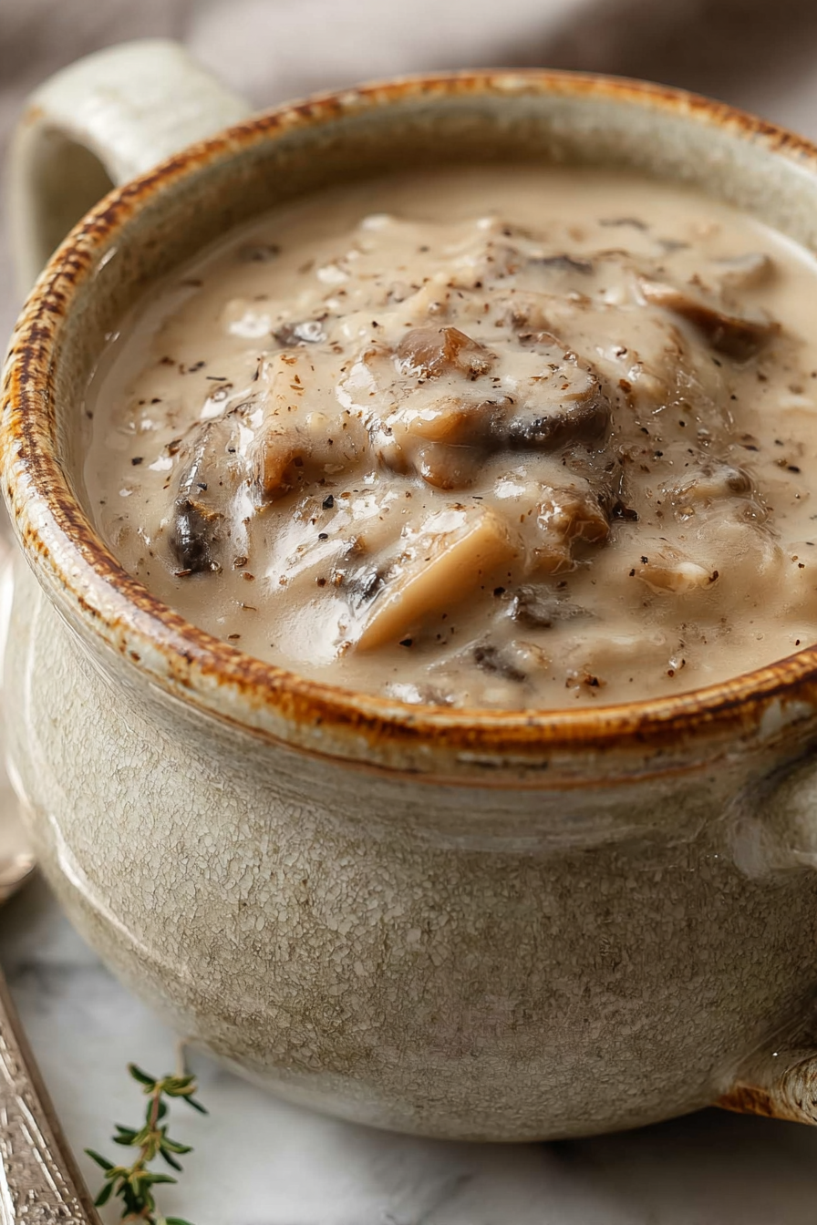 Easy Condensed Cream of Mushroom Soup Recipe