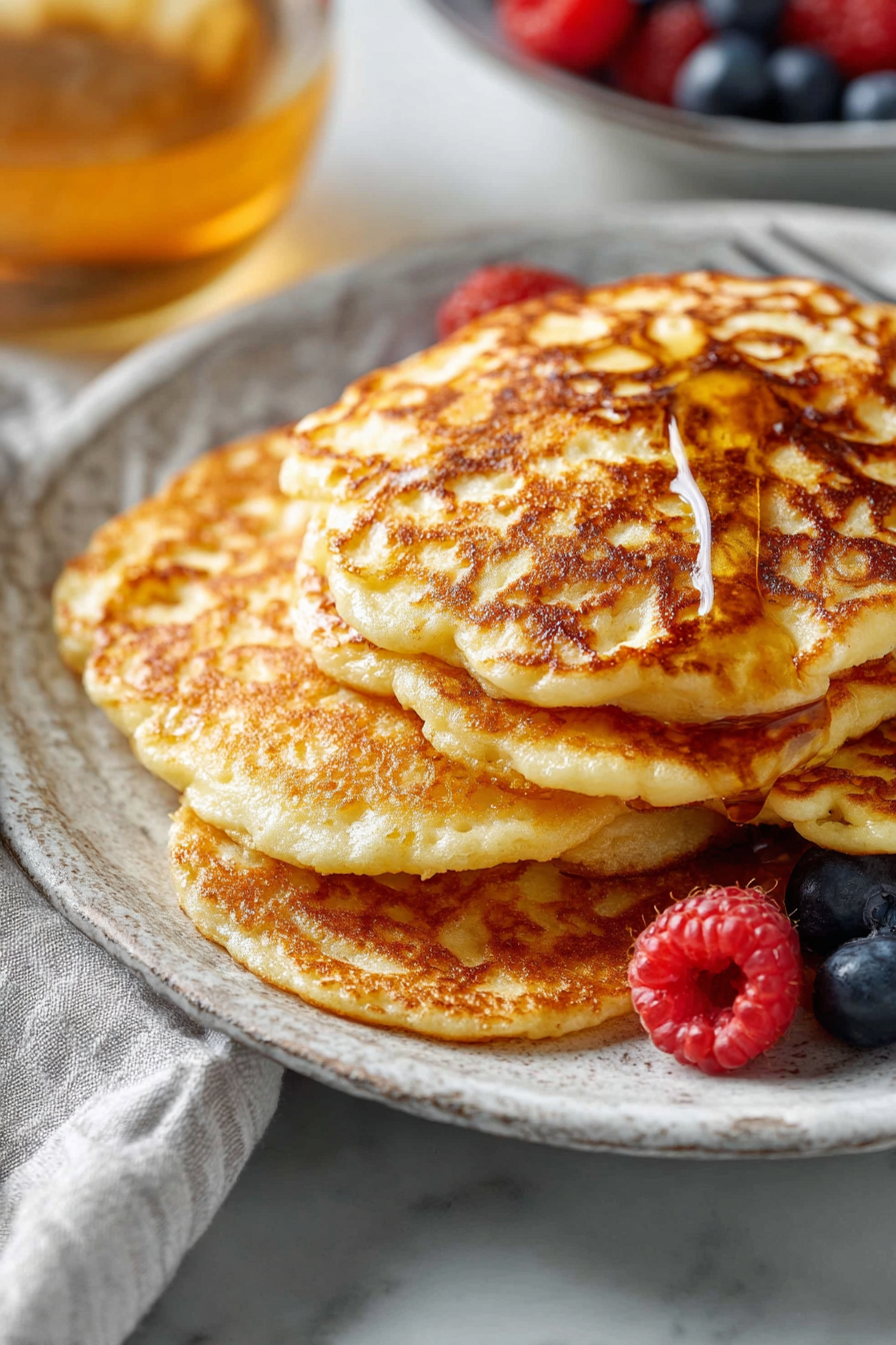 Easy Cottage Cheese Pancakes