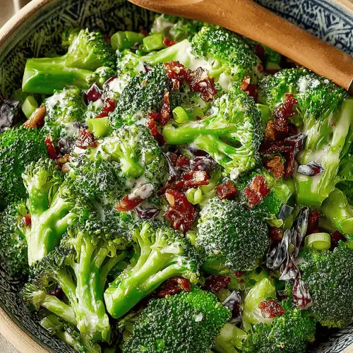 Easy Creamy Broccoli Salad