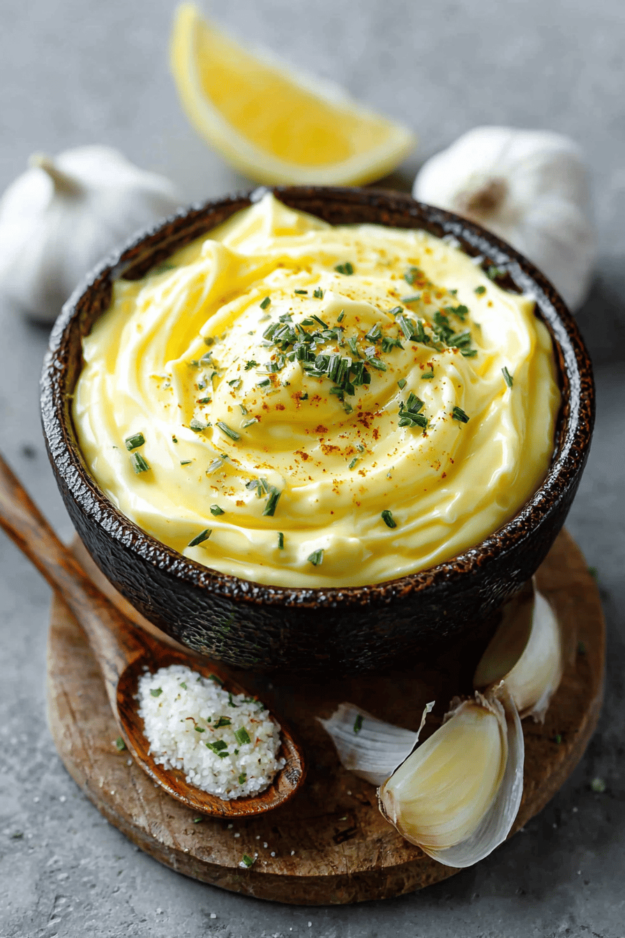 Easy Creamy Garlic Aioli Recipe