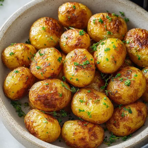 Easy Crispy Air Fryer Baby Potatoes