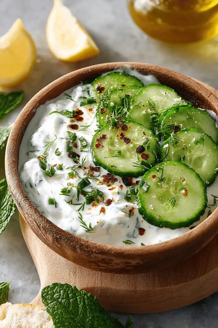 Easy Cucumber Yogurt Sauce Recipe