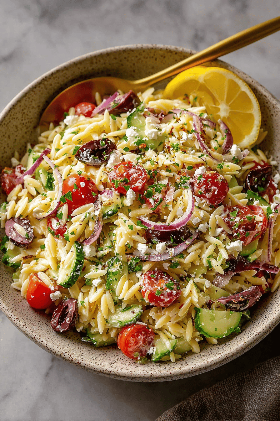 Easy Greek Orzo Salad Recipes