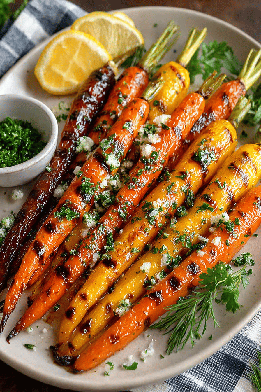 Easy Grilled Carrots Recipe