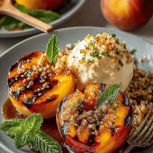 Easy Grilled Peaches Recipe
