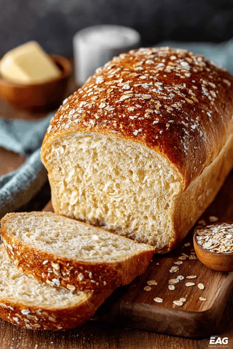 Easy Homemade Oatmeal Bread Recipe